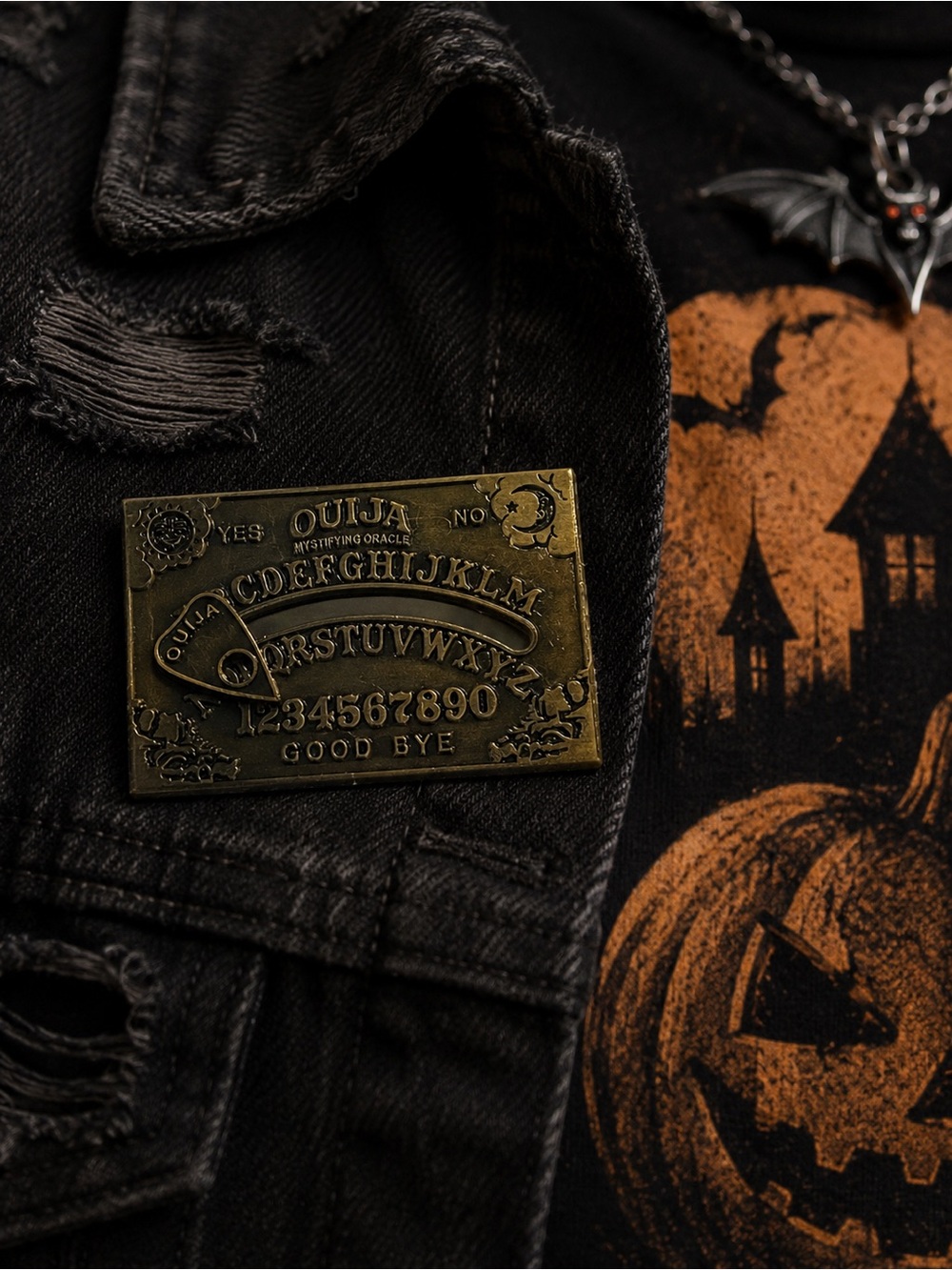 Ouija Board Pin Brooch New With Tags Shein